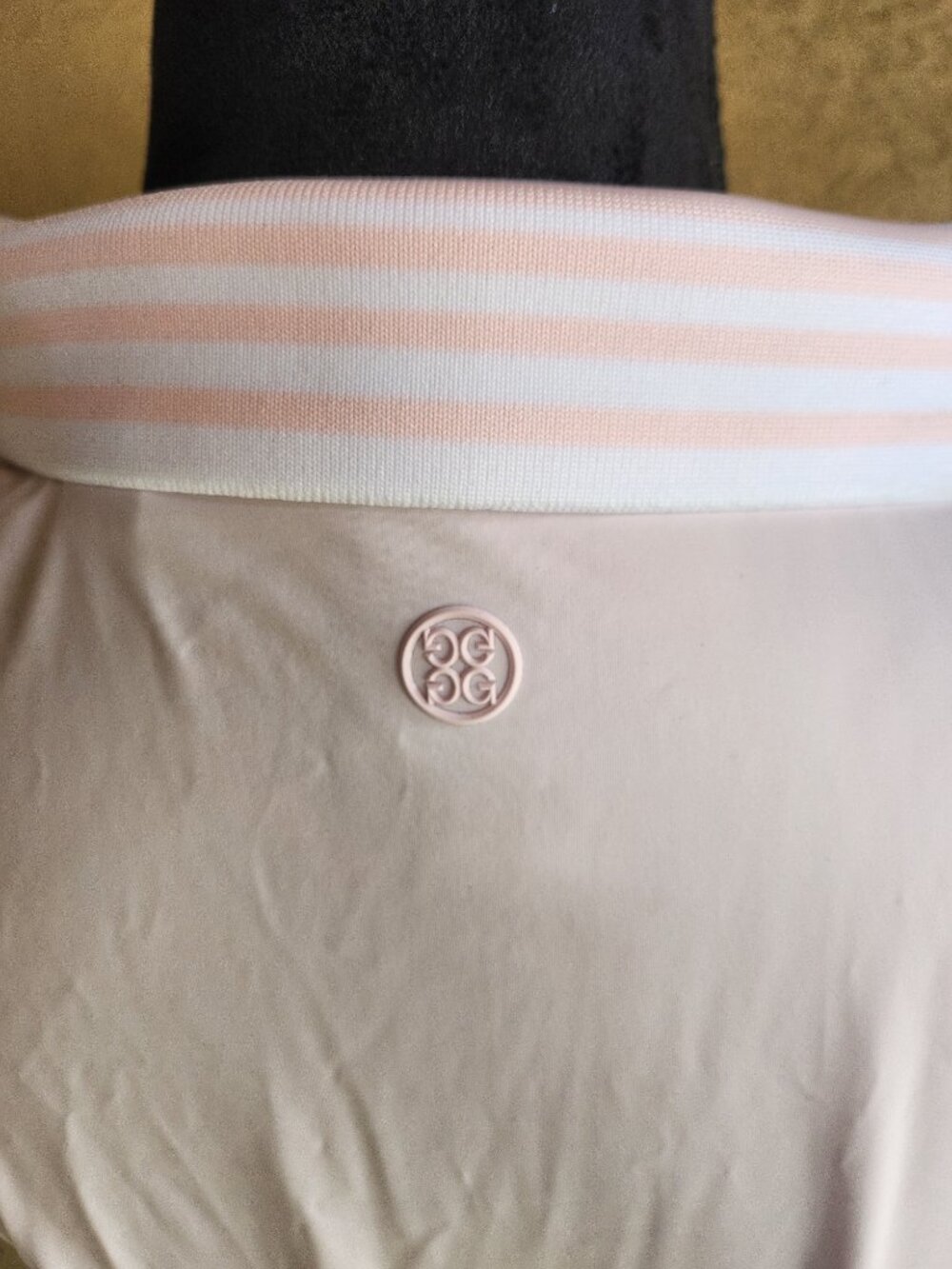 G/FORE Kapalua Butterfly Silky Tech Nylon Zip Golf Polo Pink Equestrian Style M - Picture 7 of 15